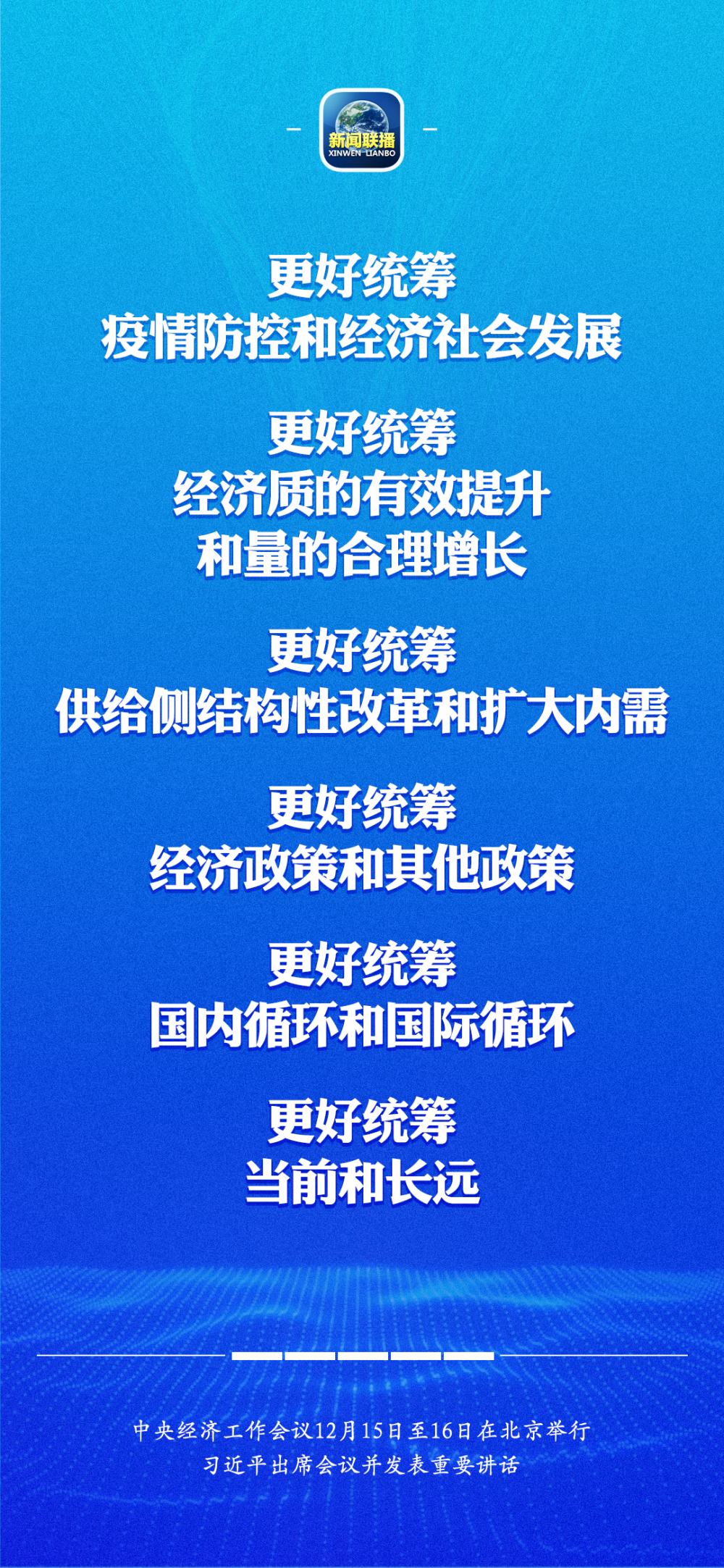 中央定調明年工作重點，推動高質量發展，實現全面現代化，中央定調，推動高質量發展，邁向全面現代化新征程